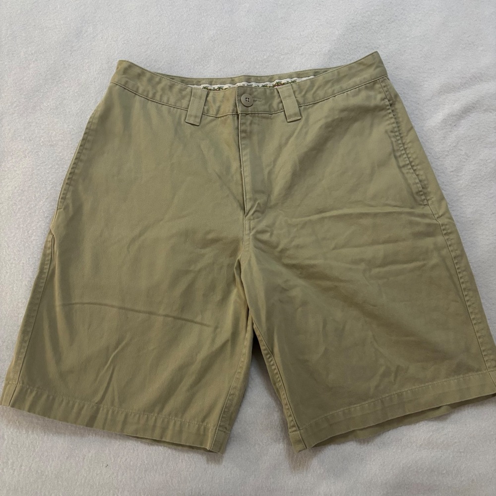 Patagonia Pataloha Men's 30 Khaki Organic Cotton Chino Shorts Palm Tree